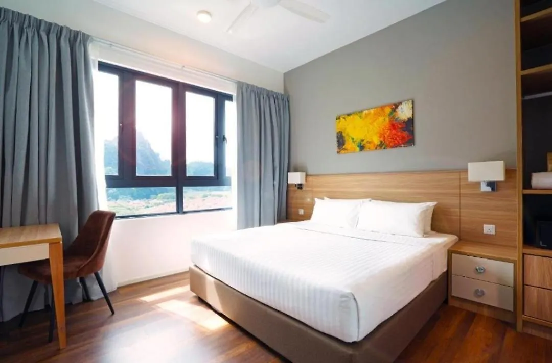 Apartment Hotspring 2 Room Premium 1510 Suite Sunway Onsen Theme Park View, 5Pax Ipoh Malaysia