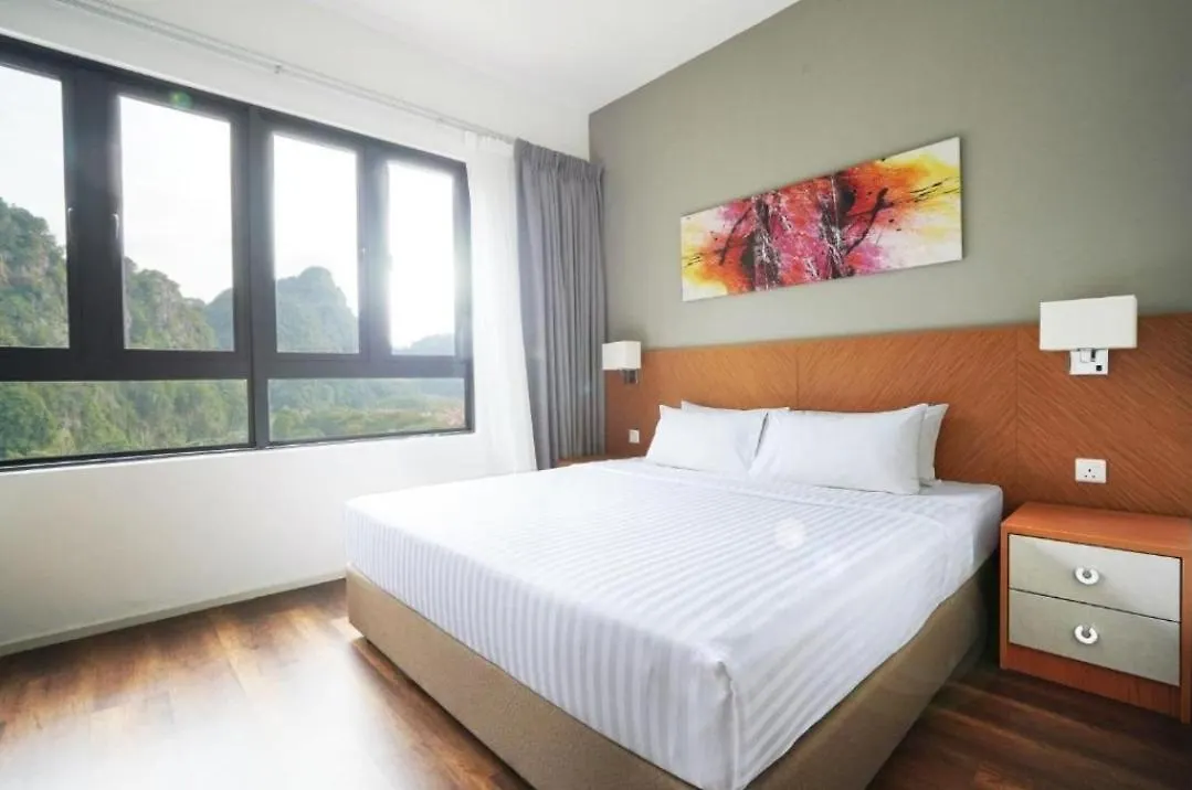 Apartment Hotspring 2 Room Premium 1510 Suite Sunway Onsen Theme Park View, 5Pax Ipoh Malaysia