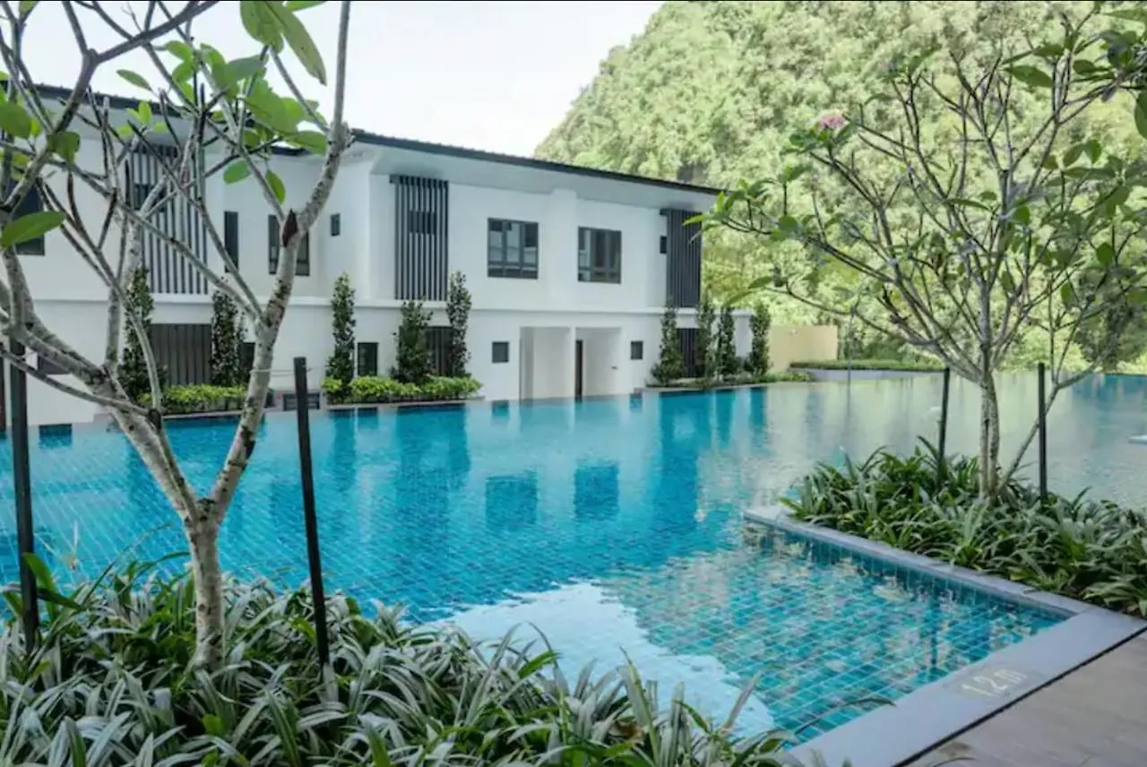 Hotspring 2 Room Premium 1510 Suite Sunway Onsen Theme Park View, 5Pax Ipoh Apartment